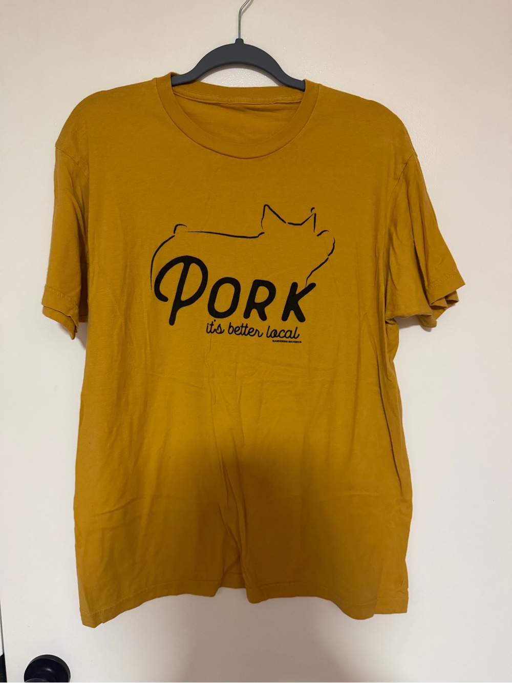 Under Armour Mustard Yellow Cat Graphic T-Shirt